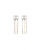 Chanel Coco Mark Dangling Rhinestone and Pearl Earrings