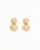Saint Laurent Gold-tone Dangling Clip-on Earrings