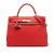 Hermès Kelly 35 Togo Leather Top-handle Handbag Geranium