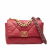 Chanel 19 Medium Lambskin Leather Matelassè Flap Handbag Red