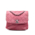 Chanel B Chanel Pink Calf Leather Mini Quilted Nubuck Trianon Messenger Flap France
