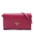 Prada B Prada Pink Dark Pink Saffiano Leather Wallet on Strap Italy