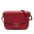 Prada B Prada Red Saffiano Leather Lux Embleme Crossbody Italy