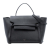 Celine AB Celine Black Calf Leather Mini Grained skin Belt Bag Italy