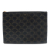 Celine AB Celine Brown Dark Brown Coated Canvas Fabric Small Triomphe Clutch Italy