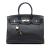 Hermès AB Hermès Blue Navy Calf Leather Togo Birkin Retourne 30 France