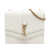 Saint Laurent AB Saint Laurent White Calf Leather Medium Monogram Sulpice Crossbody Italy