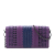 Bottega Veneta Purple Nappa Intrecciato Embroidered Continental Wallet on Chain Italy