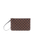 Louis Vuitton B Louis Vuitton Brown Damier Canvas Fabric Damier Ebene Neverfull Pouch MM Spain