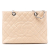 Chanel B Chanel Brown Light Beige Caviar Leather Leather Caviar Grand Shopping Tote Italy