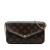 Louis Vuitton AB Louis Vuitton Brown Monogram Canvas Fabric Monogram Pochette Felicie France
