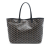 Goyard AB Goyard Black Coated Canvas Fabric Goyardine Saint Louis PM France