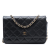 Chanel B Chanel Black Caviar Leather Leather CC Quilted Caviar Wallet on Chain Italy