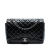 Chanel B Chanel Black Patent Leather Leather Jumbo Classic Patent Double Flap Italy