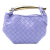 Bottega Veneta AB Bottega Veneta Purple Lambskin Leather Leather Baby Lambskin Intrecciato Sardine Italy