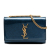 Saint Laurent AB Saint Laurent Blue Patent Leather Leather Small Glitter Patent Kate Crossbody Italy
