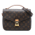 Louis Vuitton B Louis Vuitton Brown Monogram Canvas Fabric Monogram Pochette Metis France