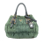 Prada B Prada Green Nylon Fabric Tessuto Gaufre Tote Italy