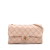 Chanel B Chanel Brown Beige Calf Leather Jumbo Quilted skin Triple Stitched Flap Italy