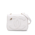 Chanel AB Chanel White Lambskin Leather Leather Lambskin CC Mania Flap Italy