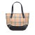 Burberry B Burberry Brown Beige Canvas Fabric Haymarket Check Handbag United Kingdom