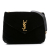Saint Laurent B Saint Laurent Black Velvet Fabric Small Matelasse Monogram LouLou Crossbody Italy