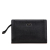Burberry B Burberry Black Calf Leather Clutch Italy