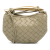 Bottega Veneta B Bottega Veneta Brown Taupe Lambskin Leather Leather Baby Lambskin Intrecciato Sardine Italy