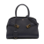 Ferragamo AB Ferragamo Black Calf Leather Small Hug Satchel Italy