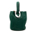 Bottega Veneta AB Bottega Veneta Green Pony Hair Natural Material Small Drop Bucket Bag Italy