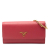 Prada AB Prada Pink Blush Saffiano Leather Wallet On Chain Italy