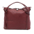 Louis Vuitton B Louis Vuitton Red Burgundy Lambskin Leather Leather Monogram Antheia Ixia MM Italy