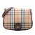 Burberry B Burberry Brown Beige Canvas Fabric Haymarket Check Crossbody United Kingdom
