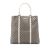 Gucci B Gucci Brown Beige with White Coated Canvas Fabric GG Supreme Joy Vertical Tote Italy