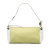 Ferragamo B Ferragamo Yellow Canvas Fabric Gancini Embossed Shoulder Bag Italy
