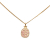 Chanel AB Chanel Gold Gold Plated Metal CC Enamel Lady Bug Pendant Necklace France