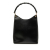 Gucci B Gucci Black Calf Leather Bamboo Shoulder Bag Italy