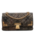 Chanel AB Chanel Black Tweed Fabric Paris Shanghai 2.55 Icons Lacquered Double Flap 225 France