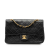 Chanel B Chanel Black Lambskin Leather Leather Medium Classic Lambskin Double Flap France