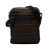 Fendi B Fendi Brown Dark Brown Canvas Fabric Zucchino Crossbody Italy