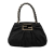 Fendi B Fendi Black Canvas Fabric Small Zucca Mia Chain Tote Italy