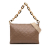 Louis Vuitton B Louis Vuitton Brown Lambskin Leather Leather Monogram Embossed Puffy Lambskin Coussin MM France