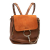 Chloé B Chloé Brown Calf Leather Medium skin and Suede Faye Backpack Italy