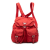 Prada B Prada Red Nylon Fabric Tessuto Backpack Italy