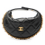 Chanel AB Chanel Black Lambskin Leather Leather Mini Quilted Lambskin Chain Around Pouch Italy