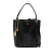 Chloé B Chloé Black Calf Leather Small Grained skin Spin Satchel Italy