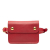 Hermès B Hermès Red Calf Leather Courchevel Pochette Bum Bag France