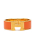 Hermès B Hermès Orange with Gold Enamel Other Wide Clic Clac H Bracelet PM France