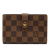 Louis Vuitton B Louis Vuitton Brown Damier Canvas Fabric Damier Ebene French Purse Wallet France