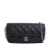 Chanel AB Chanel Black Lambskin Leather Leather Quilted Lambskin Classic Glasses Case on Chain France